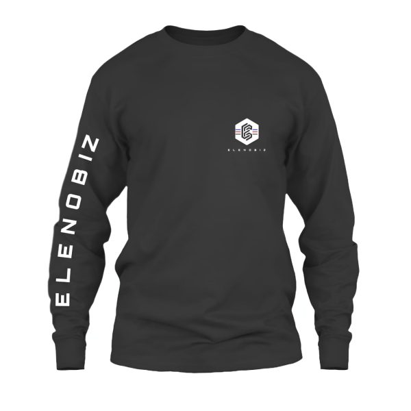 Crew Neck - Black Long Sleeve