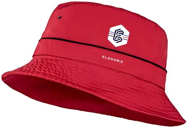 Elenobiz - Red Bucket Hat